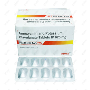 PEXOCLAV 625mg Tablet 10's