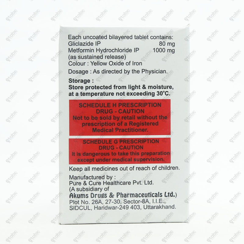 SUCRAZIDE MF FORTE Tablets (10's)