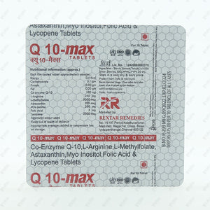 Q 10 Max Tablets 10's