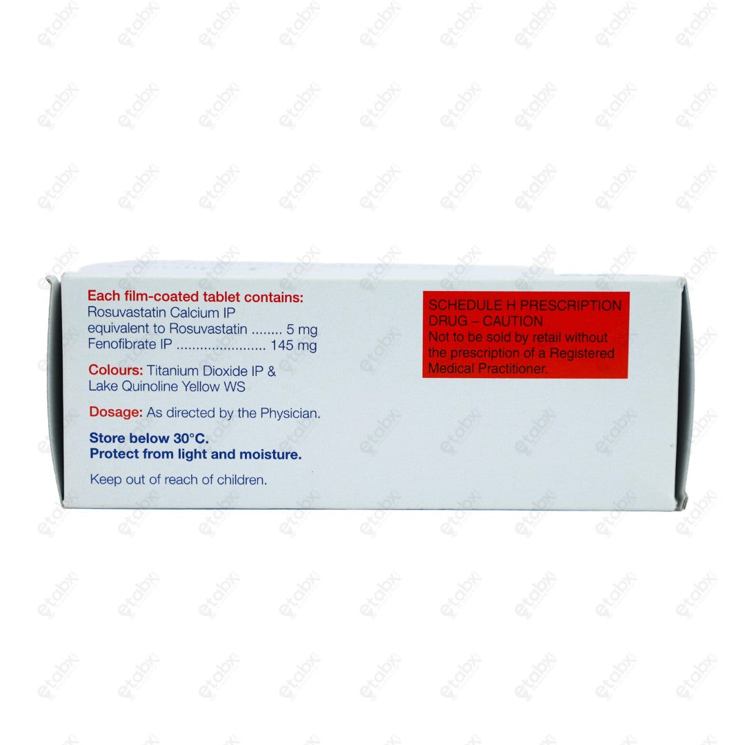 ROSULIP F 5mg Tablet 10's