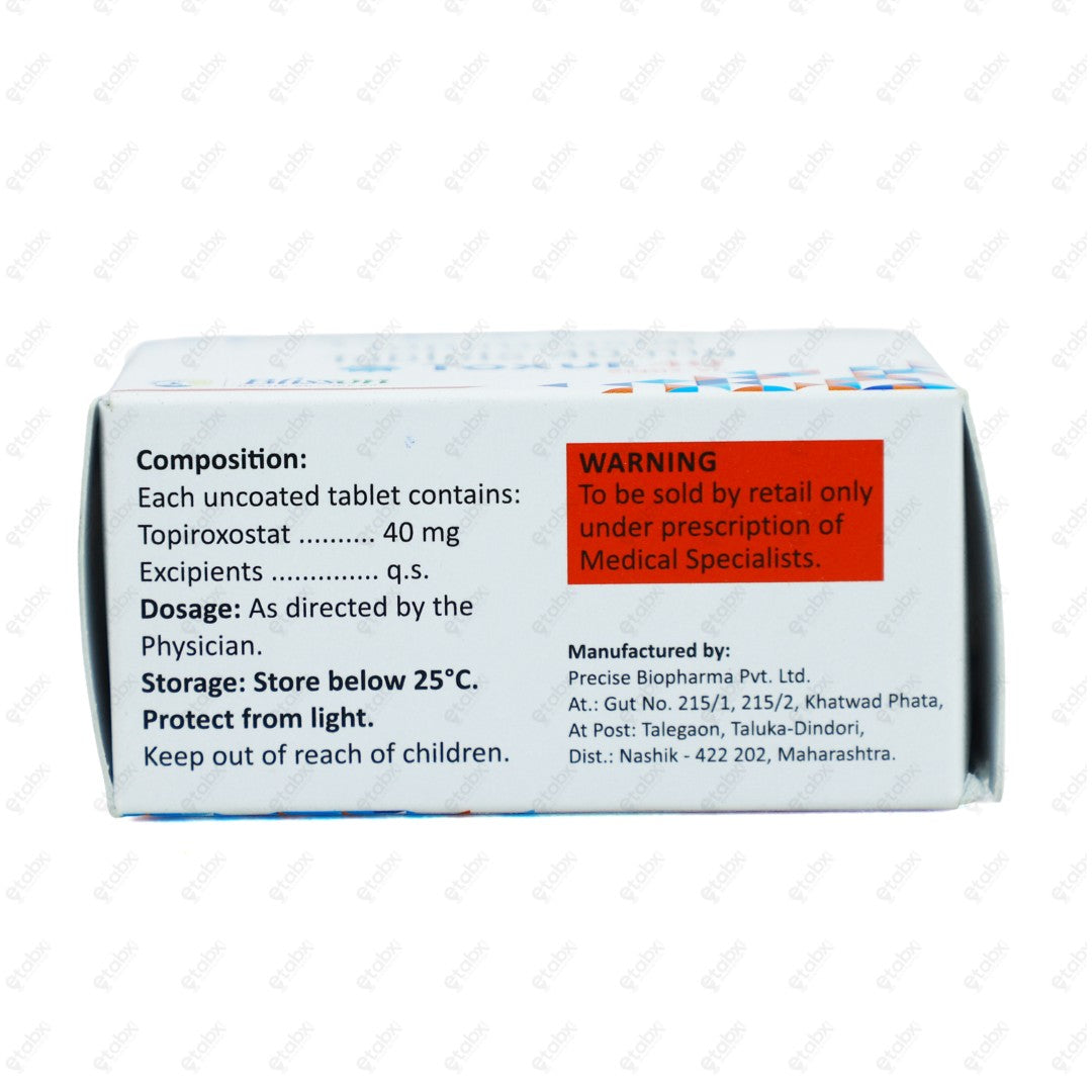 TOXUR 40MG Tablet 10's