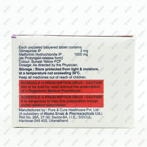 Enristas 2MF Tablets 10's