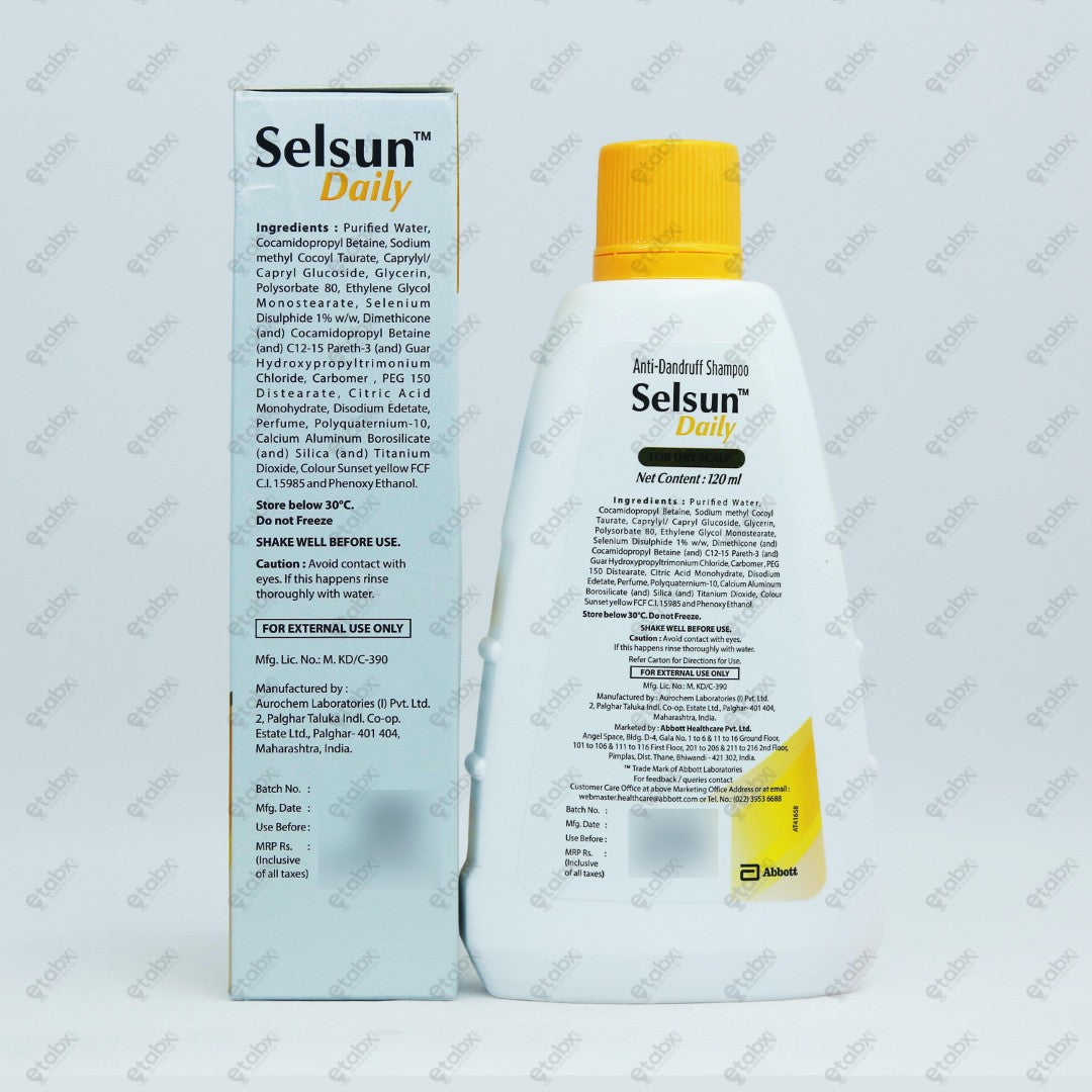 SELSUN Daily Shampoo 120ML