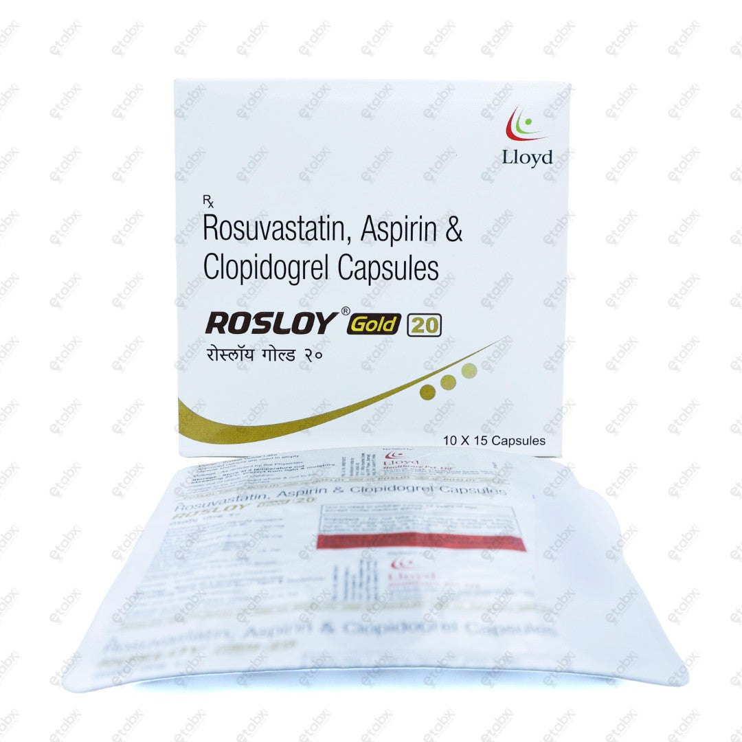 ROSLOY GOLD 20mg Tablet 15's