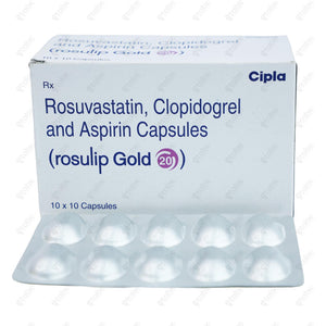 Rosulip Gold 20mg Capsule 10's