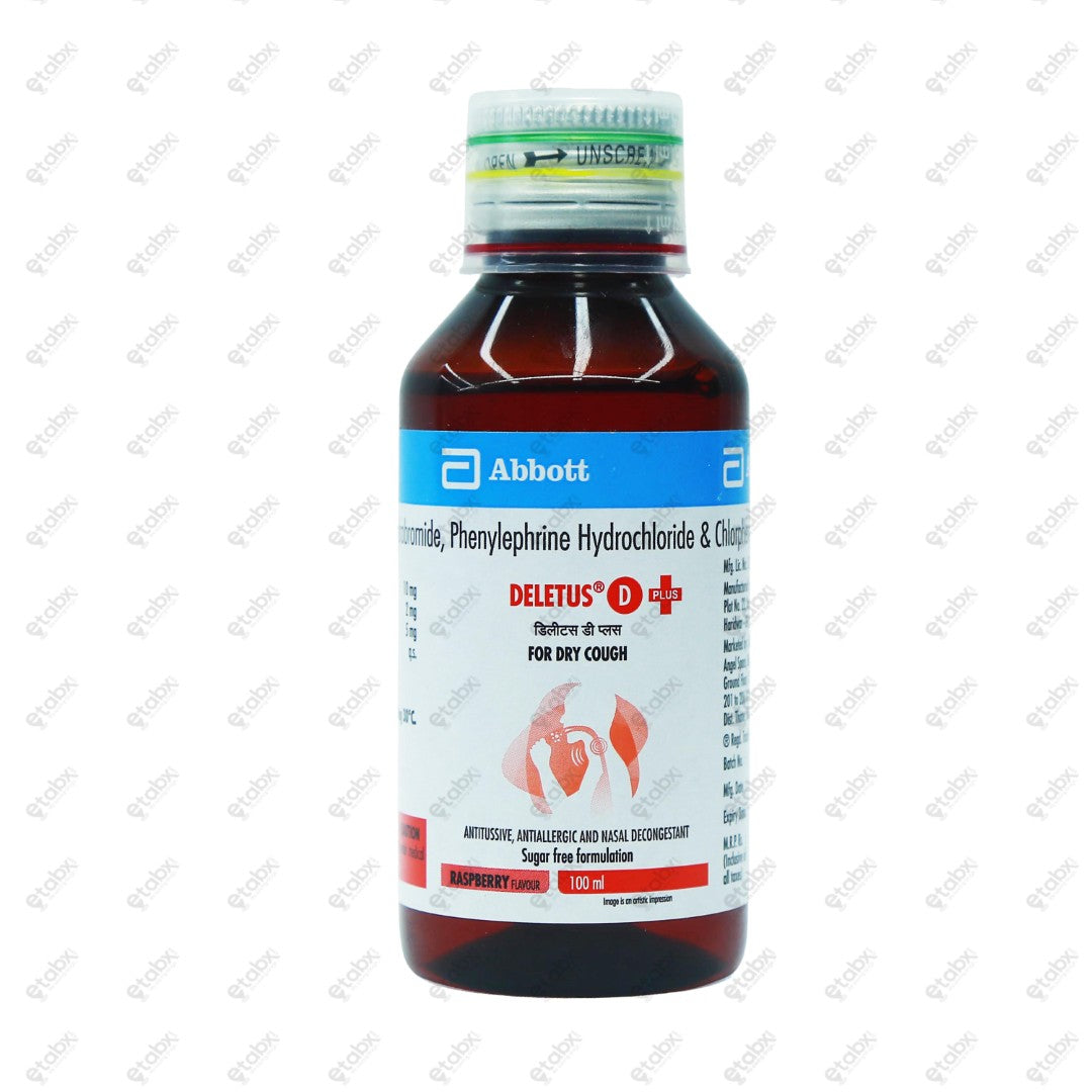 Deletus D Plus Syrup 100ml
