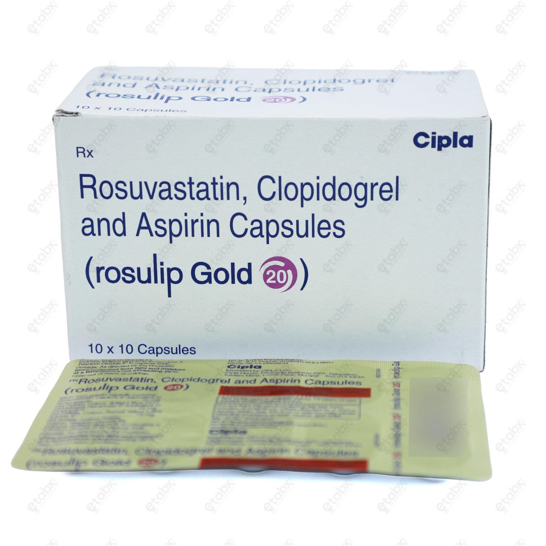 Rosulip Gold 20mg Capsule 10's
