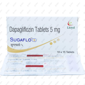 SUGAFLO 5mg Tablet 15's