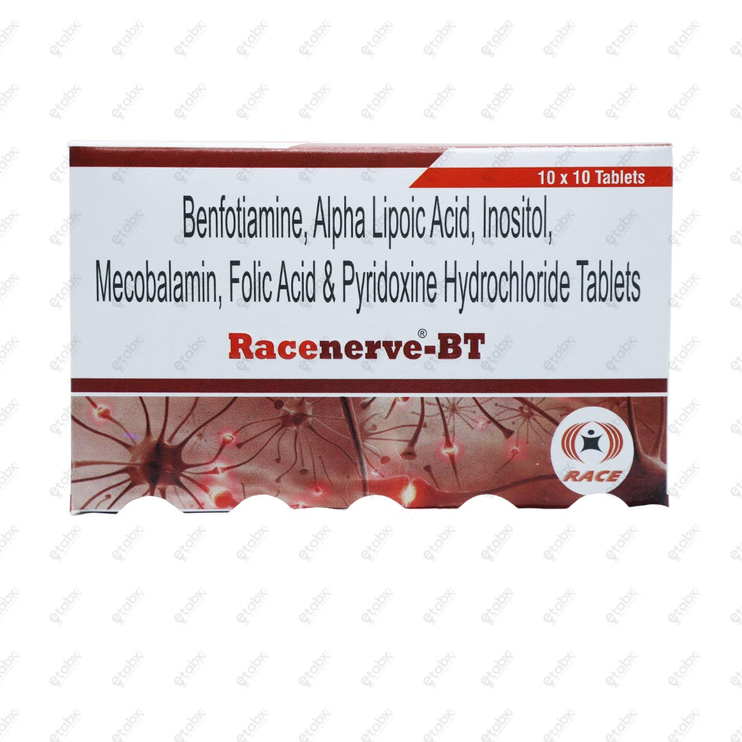 Racenerve BT Tablet 10's