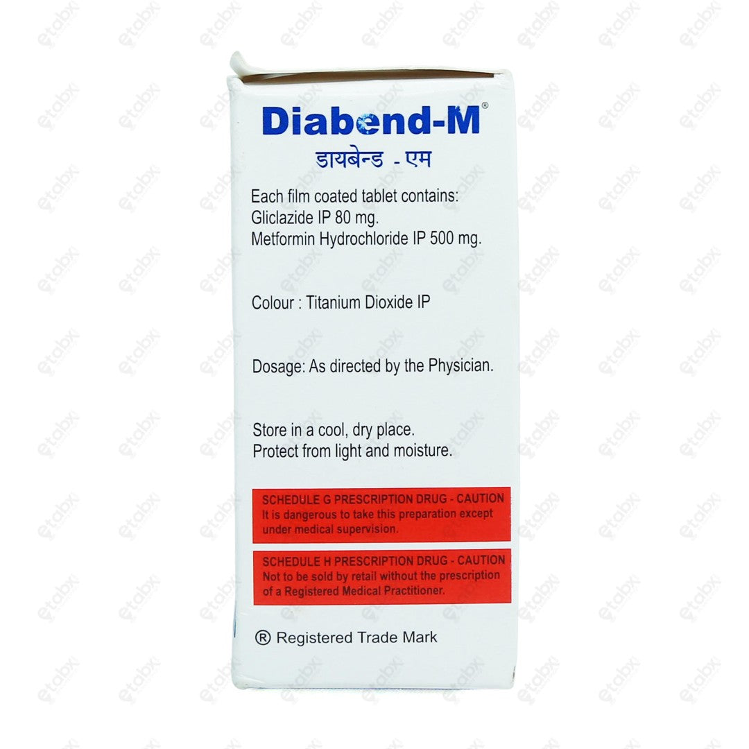 Diabend M Tablet 10's