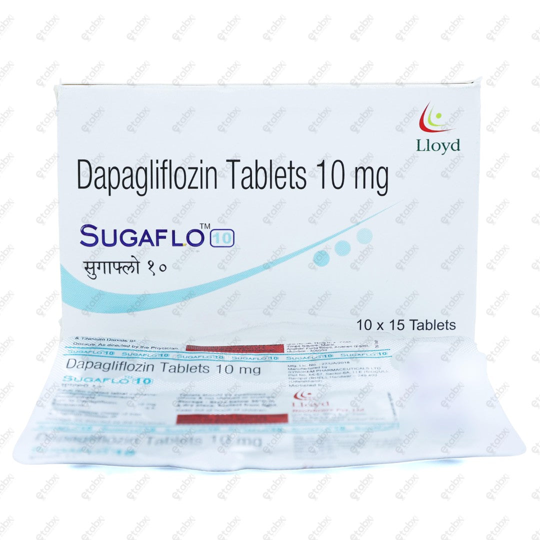 SUGAFLO 10MG 15 Tablets
