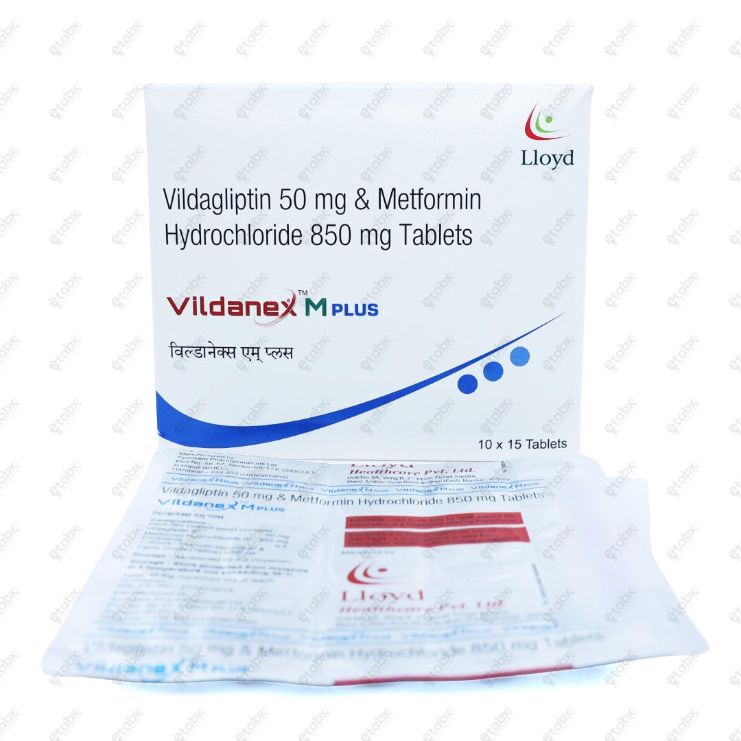 Vildaray M Plus Tablet 15's