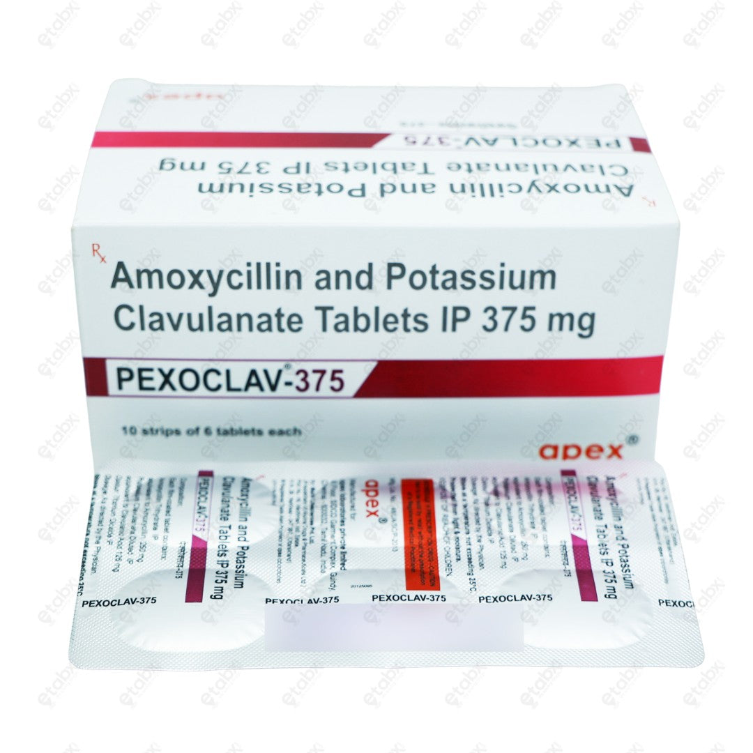 Pexoclav 375mg Tablets 6's