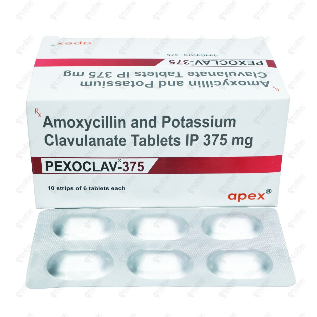 Pexoclav 375mg Tablets 6's