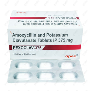 Pexoclav 375mg Tablets 6's