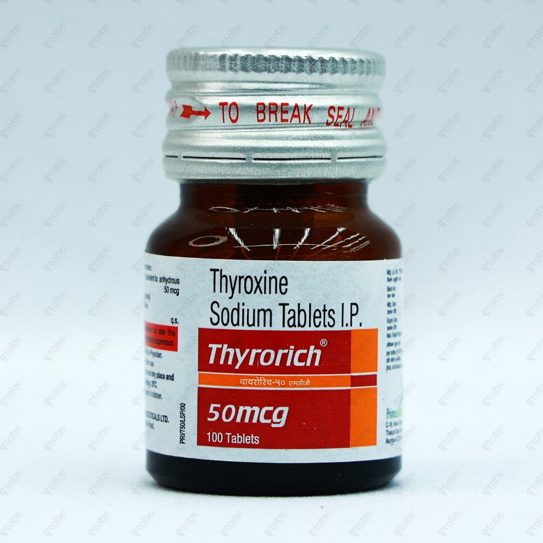 THYRORICH 50mcg Tablets
