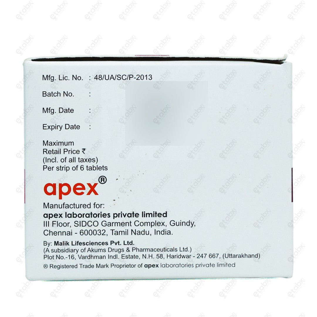 Pexoclav 375mg Tablets 6's