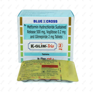 K-GLIM TRIO 2mg Tablet 15's