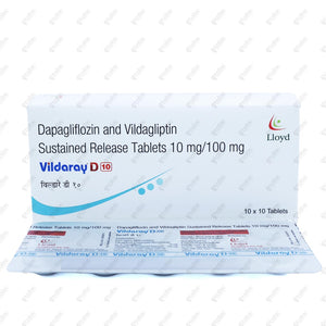 Vildaray D 10/100 Tablet 10s