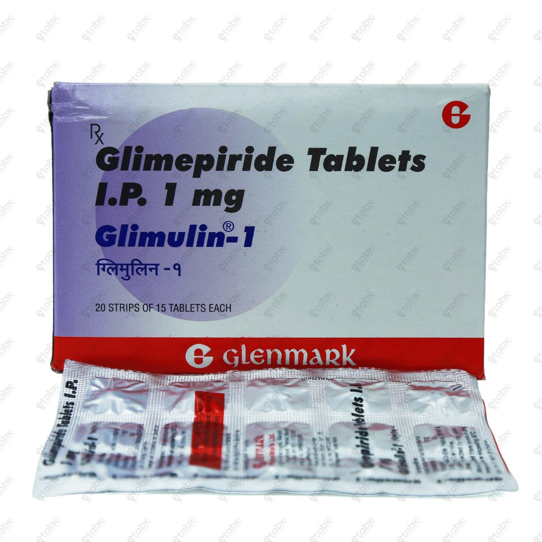 Glimulin 1 Tablet 15's