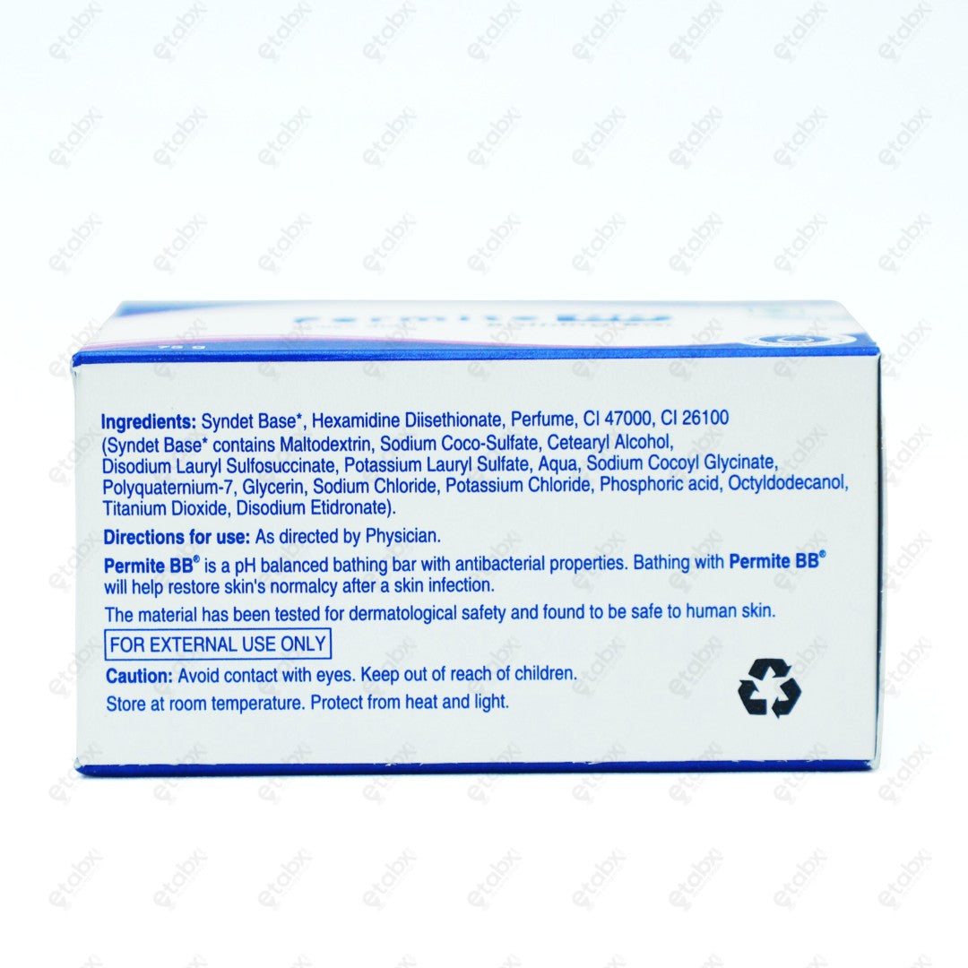 Permite BB Bar 75GM Skin Whitening & Cleansing Soap