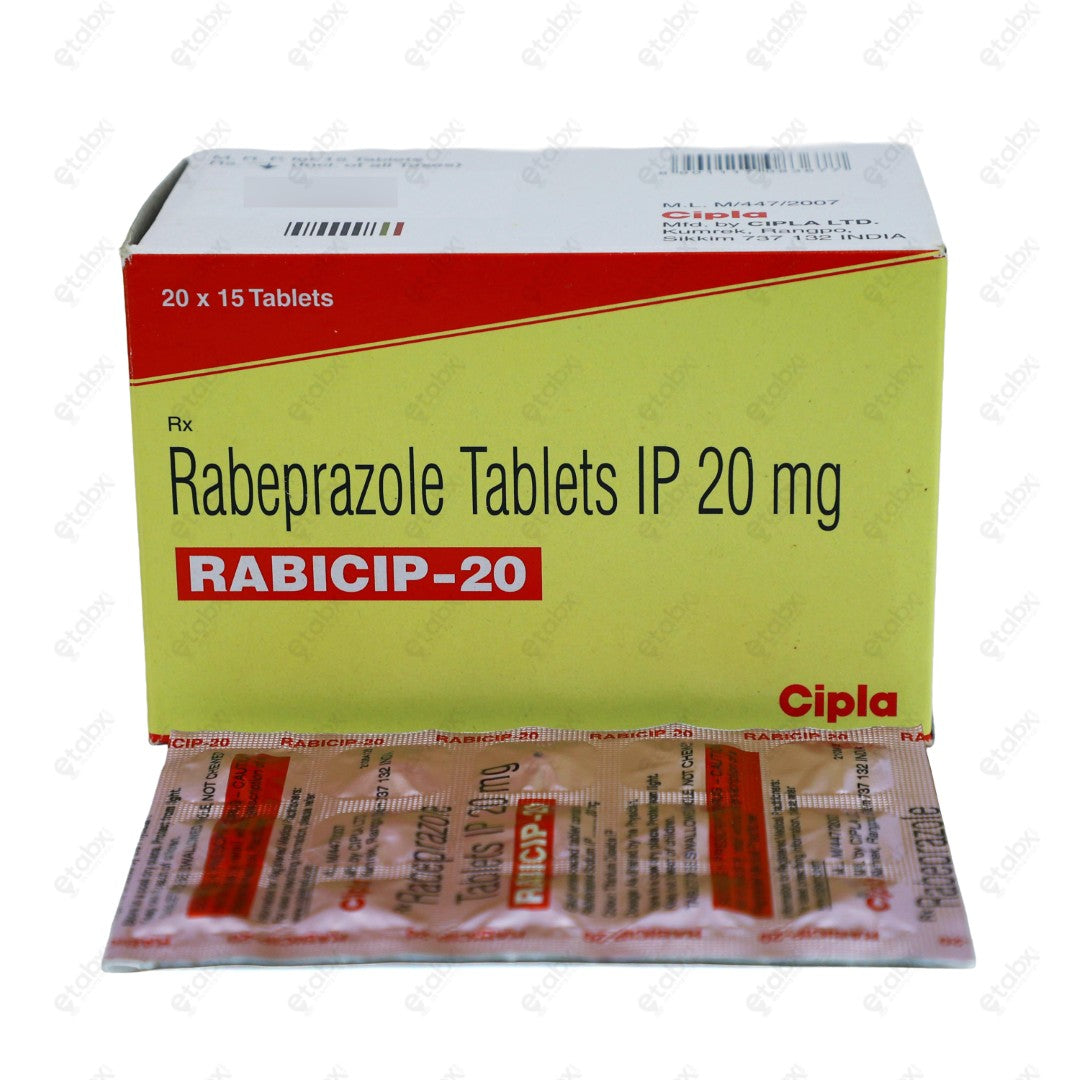 Rabicip 20mg Tablet 15's