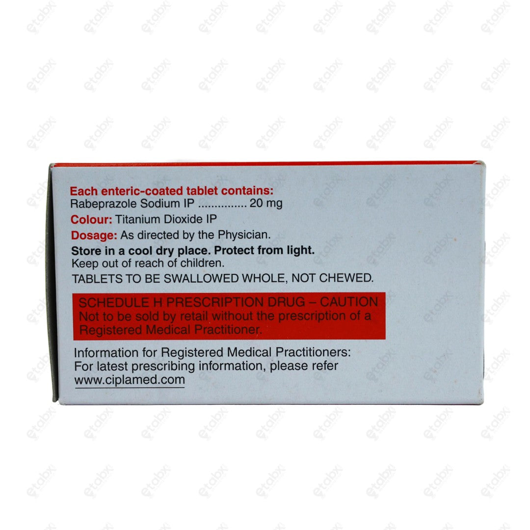 Rabicip 20mg Tablet 15's