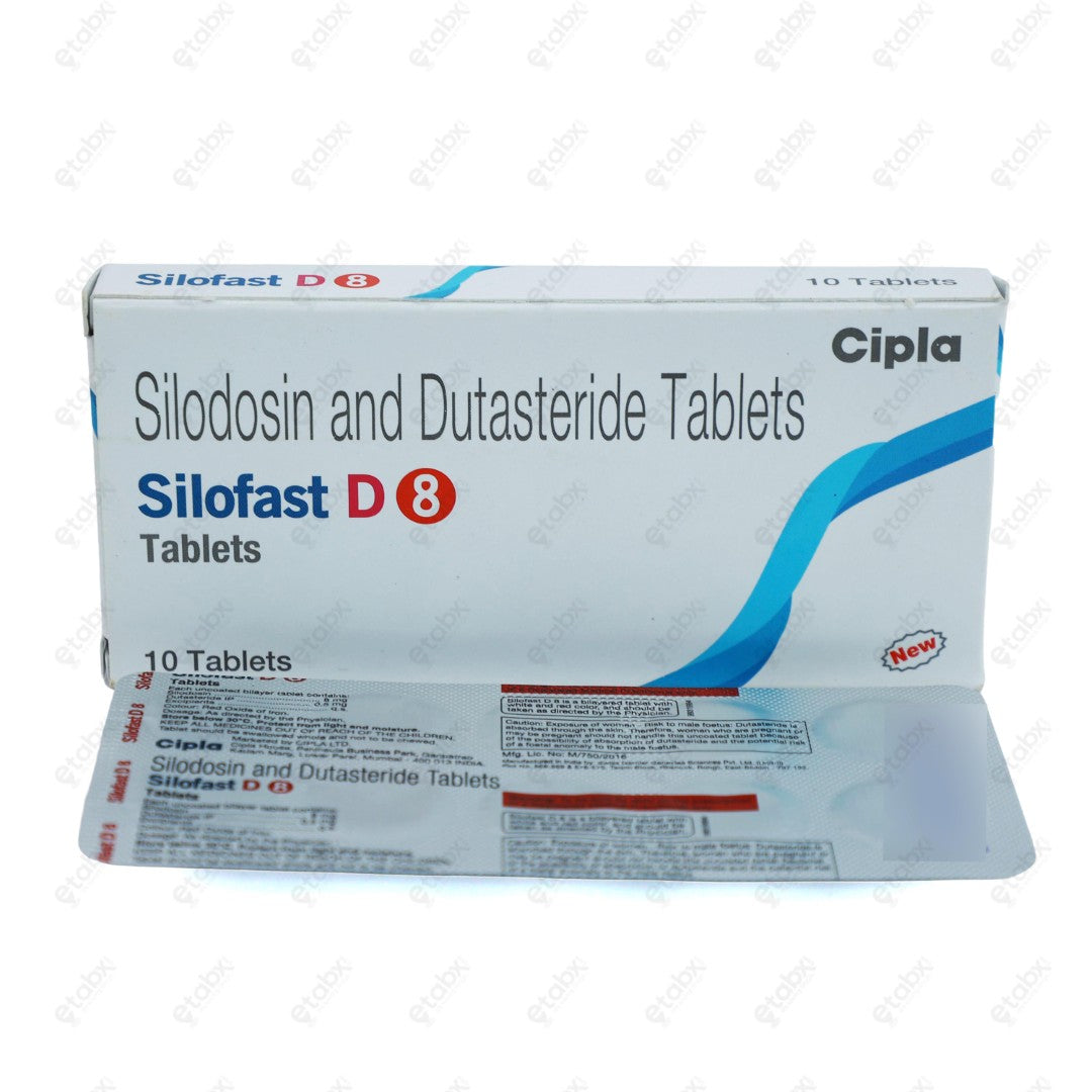Silofast D 8mg Tablet 10's