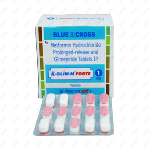 K-GLIM M Forte 1mg Tablet 15's