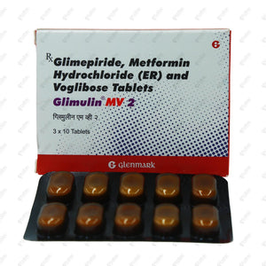 Glimulin MV 2 Tablet 10's
