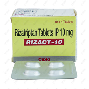 Rizact 10mg Tablet 4's