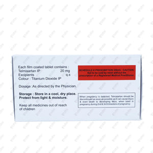 Telzox 20mg Tablet 15's