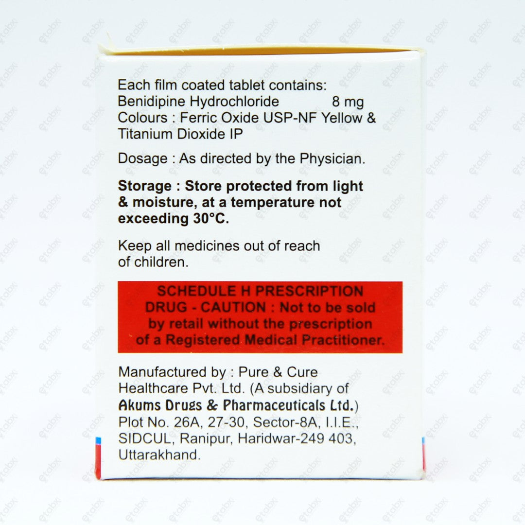 BENITOWA 8mg Tablet 10's