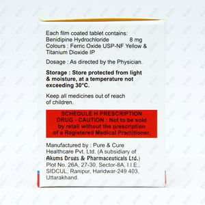 BENITOWA 8mg Tablet 10's