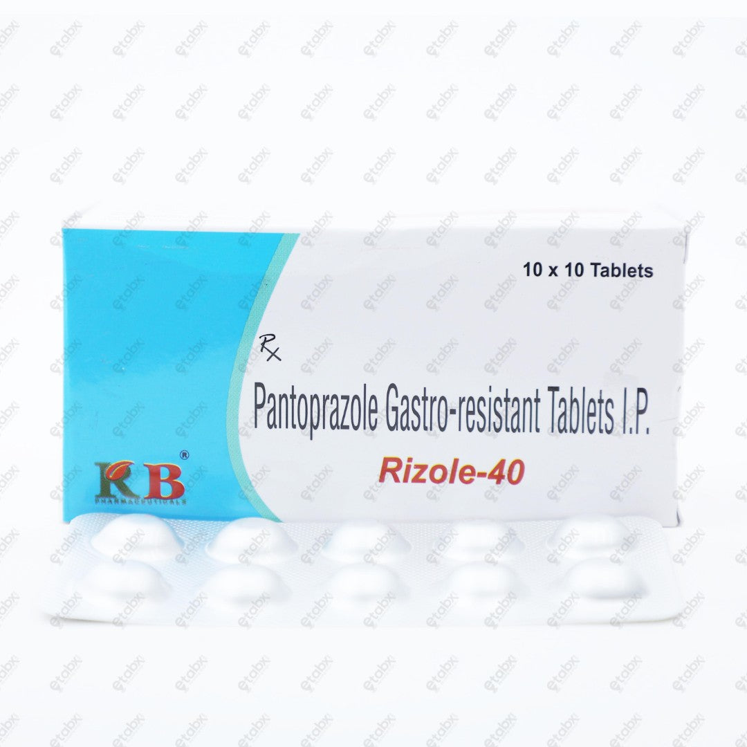 Rizole 40 Tablet 10's