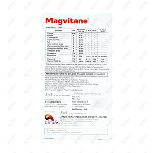 Magvitane Tablets 15's