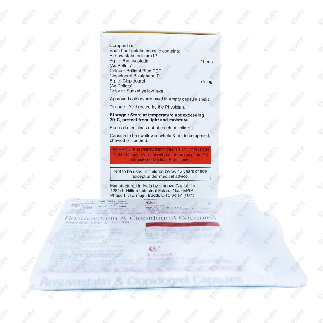 ROSLOY CV 10MG Capsule 15's