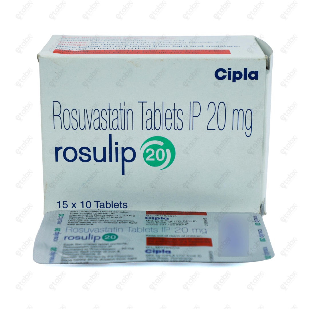 Rosulip 20mg Tablet 10's