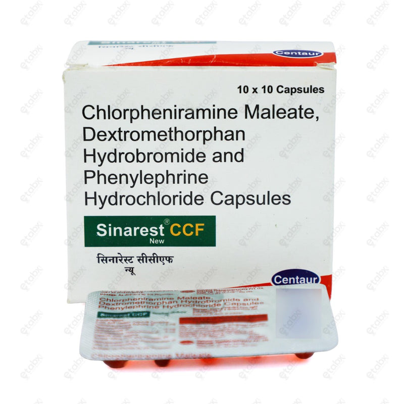 Sinarest CCF Capsules 15's