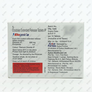 ETOGESIC ER Tablets 10'S