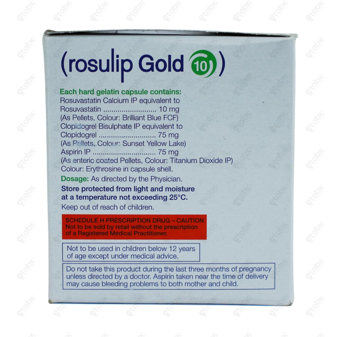 ROSULIP GOLD 10mg Capsule 10