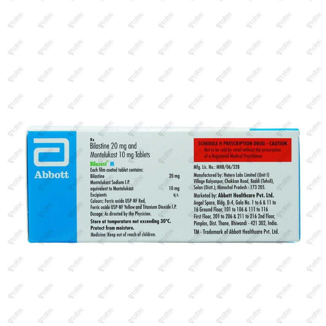 BILAZEST M Tablet 10's