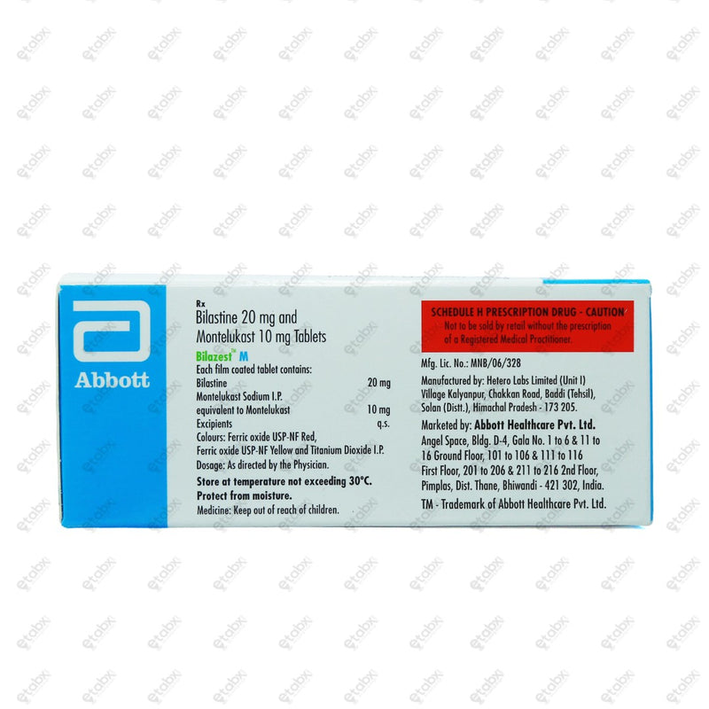 BILAZEST M Tablet 10's
