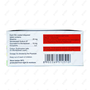 Prulastin M Tablet 10's