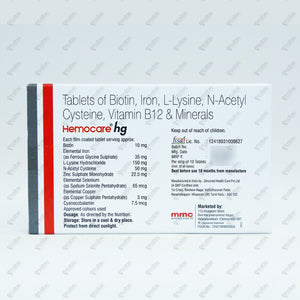 Hemocare HG Tablet 10's