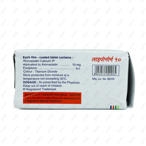 Liponorm 10mg Tablets 15'S