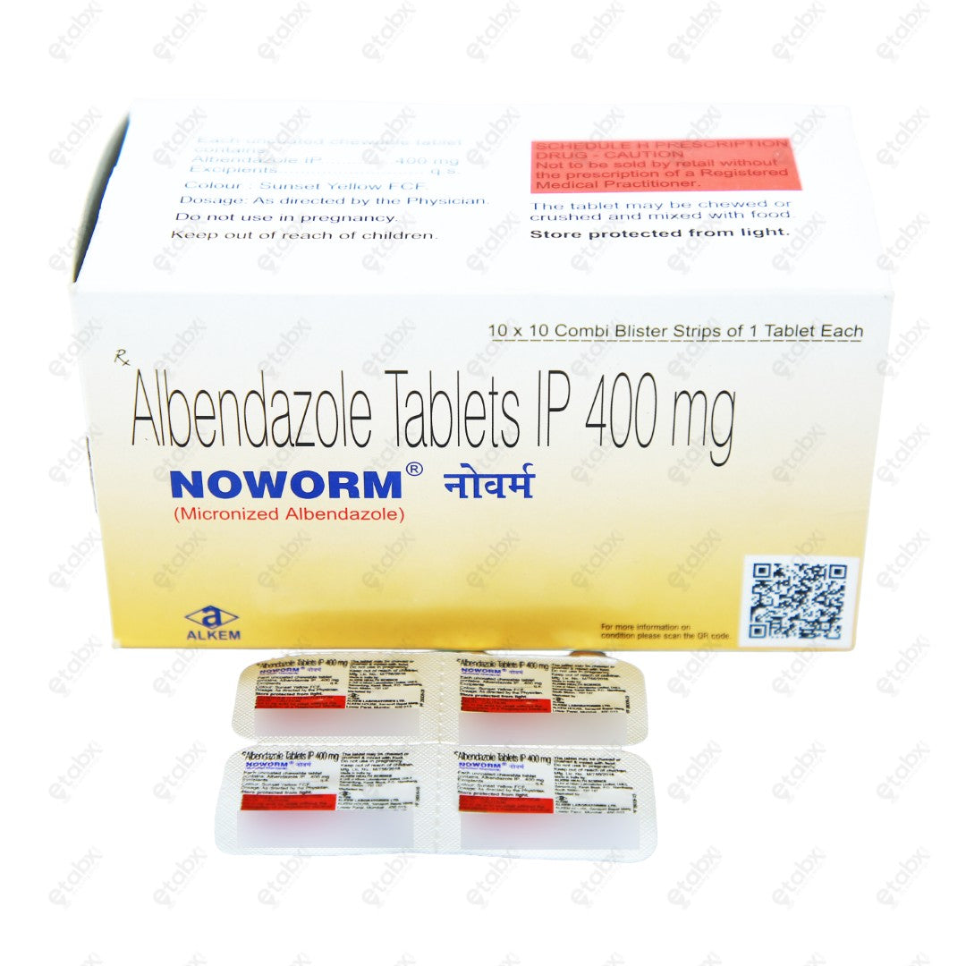 Noworm 400mg Tablet 1's