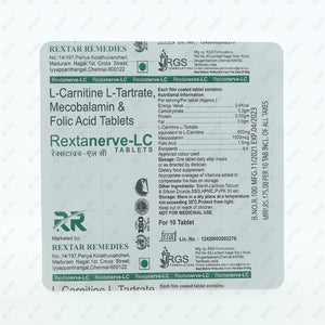 REXTANERVE LC Tablet Neuro Support (10's)