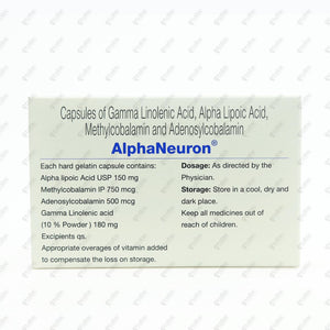 Alphaneuron Capsule 10's