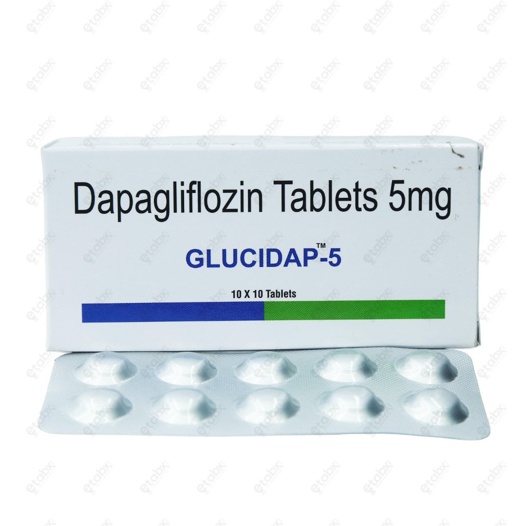 Glucidap 5mg Tablet 10's